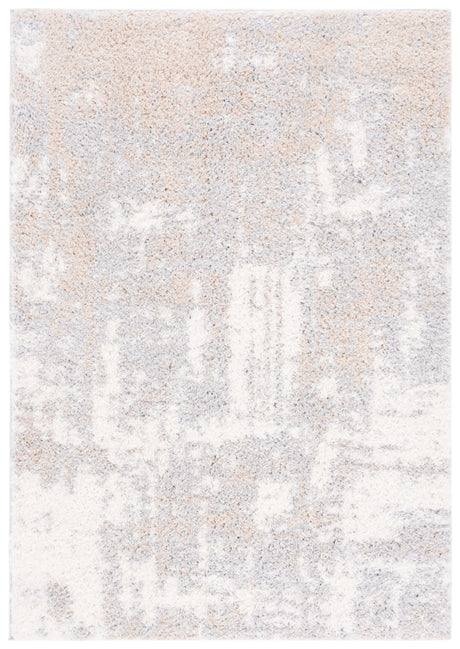 Safavieh Lindsay Shag Lns552F Grey/Ivory Beige Rug.