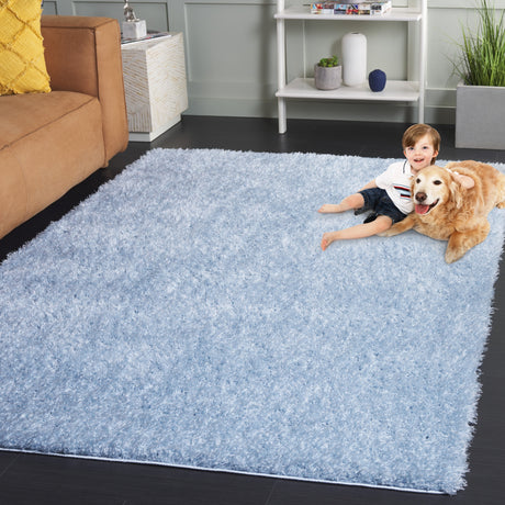 Safavieh Lindsay Shag Lns560J Aqua Rug.