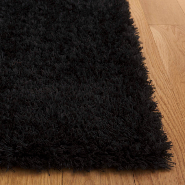 Safavieh Lindsay Shag Lns560Z Black Rug.