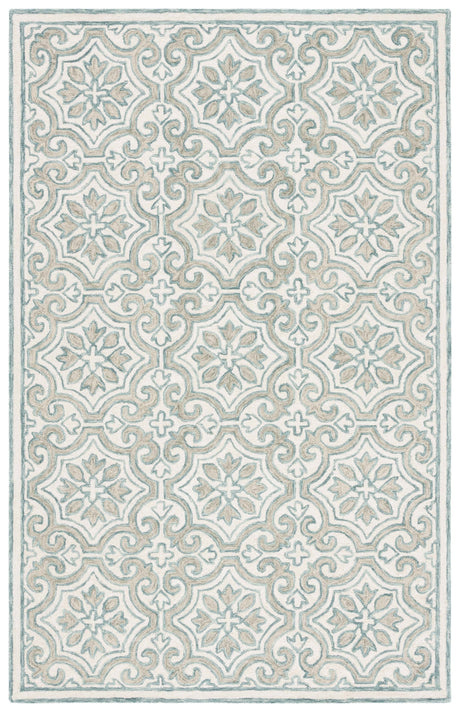 Safavieh Lauren Ralph Lauren Lrl6944J Teal/Ivory Rug.