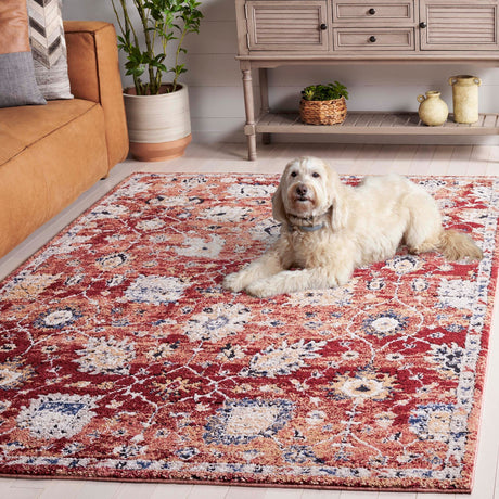 Safavieh Luna Lun107R Red/Rust Rug.