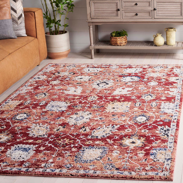 Safavieh Luna Lun107R Red/Rust Rug.