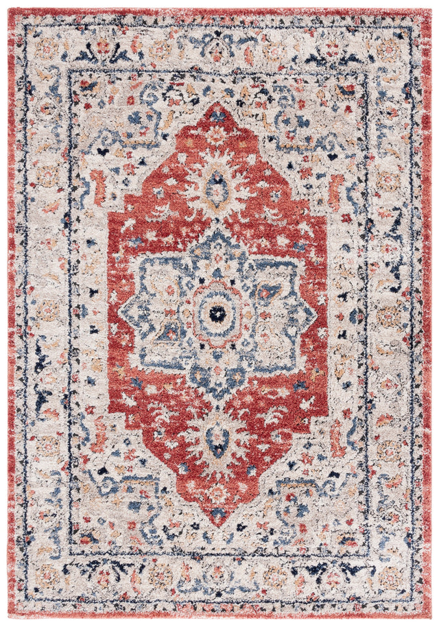 Safavieh Luna Lun110A Beige/Rust Blue Rug.