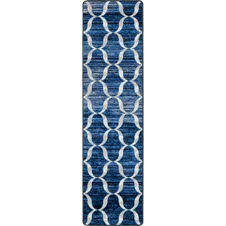 American Dakota Lattice Blue Rug