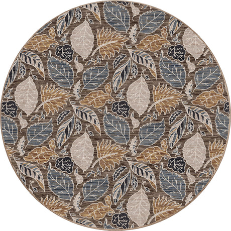 American Dakota Leaves Suede Rug