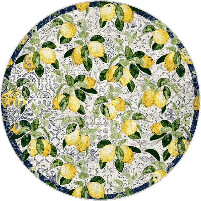 American Dakota Lemon Bloom Fresh Citrus Rug