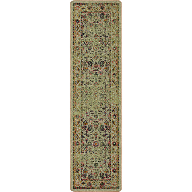 American Dakota Let's Talk Persian Olive Rug