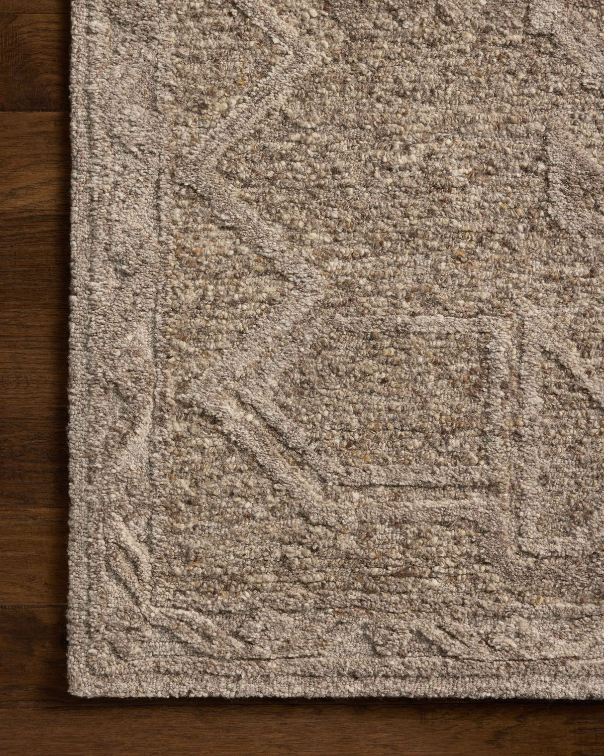 Loloi Mabel MBL-01 Traditional Hand Tufted Bark, Graphite Rug