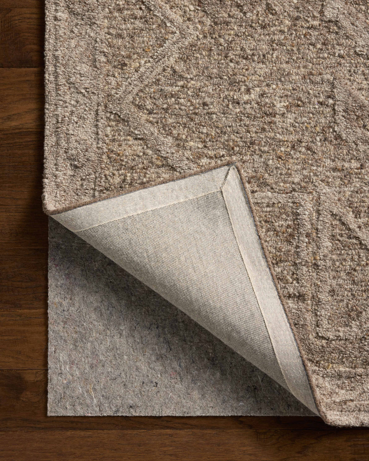Loloi Mabel MBL-01 Traditional Hand Tufted Bark, Graphite Rug