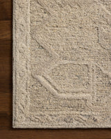 Loloi Mabel MBL-01 Traditional Hand Tufted Pebble, Mist Rug