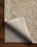 Loloi Mabel MBL-01 Traditional Hand Tufted Pebble, Mist Rug