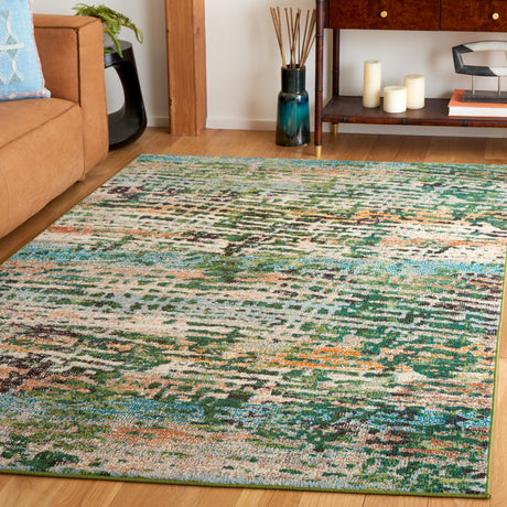 Safavieh Madison Mad454Y Green/Rust Rug.