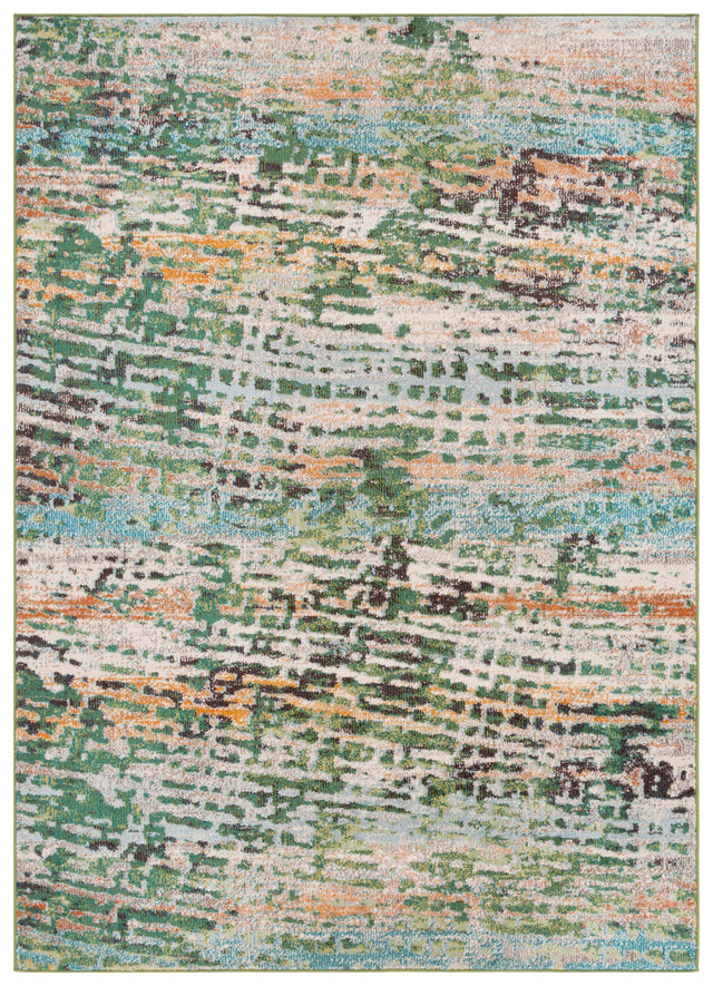 Safavieh Madison Mad454Y Green/Rust Rug.