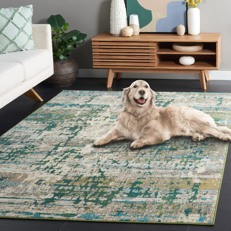 Safavieh Madison Mad469Y Green/Beige Rug.