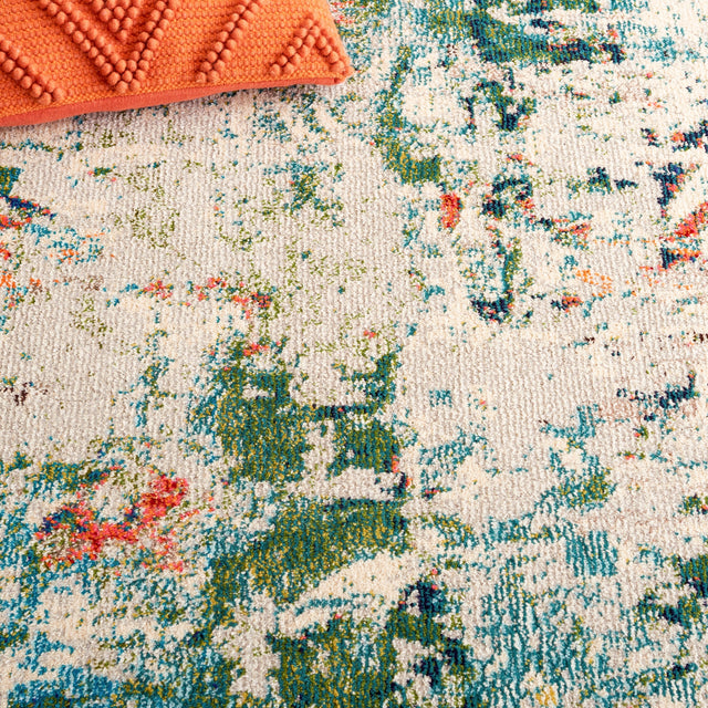 Safavieh Madison Mad478Y Green/Rust Rug.