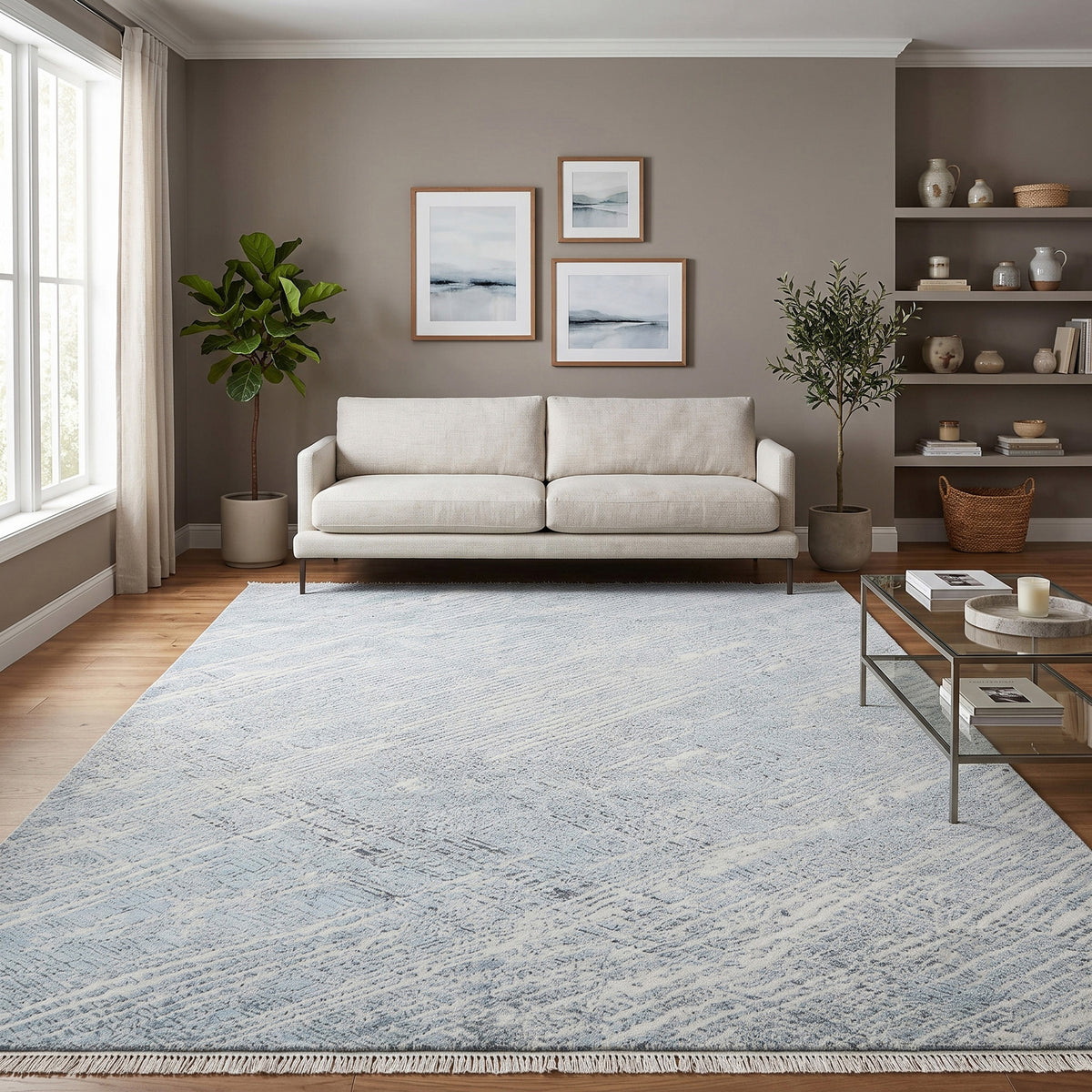Amer Majestic MAJ-5 Blue area rug - lifestyle view