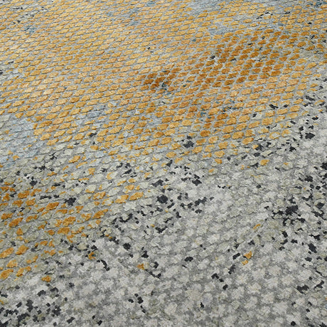 Amer Majestic MAJ-10 Blue area rug - close-up view