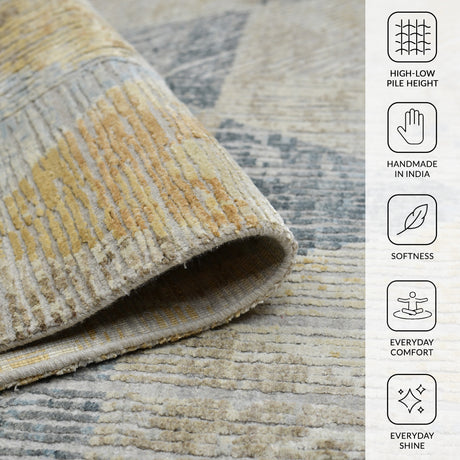 Amer Majestic MAJ-52 Ivory area rug - infographic view