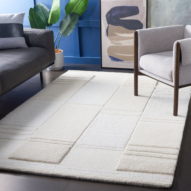 Safavieh Manhattan Man578A Ivory/Beige Rug.