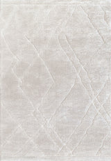 Dynamic Rugs Masai 14005 Power Loomed Modern Ivory Rug