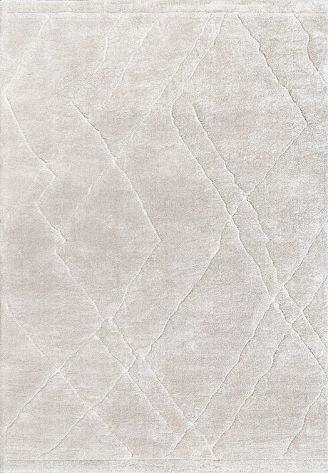 Dynamic Rugs Masai 14005 Power Loomed Modern Ivory Rug