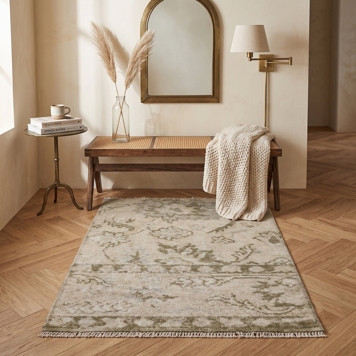 Amer Maya MAYA-20 Mist area rug - lifestyle view