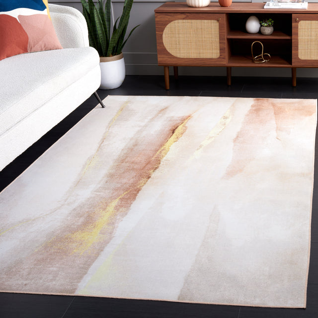 Safavieh Malibu Mbu807B Beige/Gold Rug.