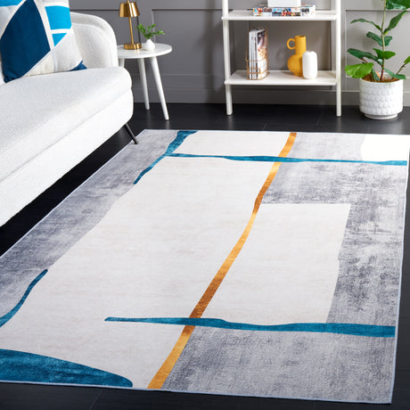 Safavieh Malibu Mbu820F Grey/Light Grey Rug.