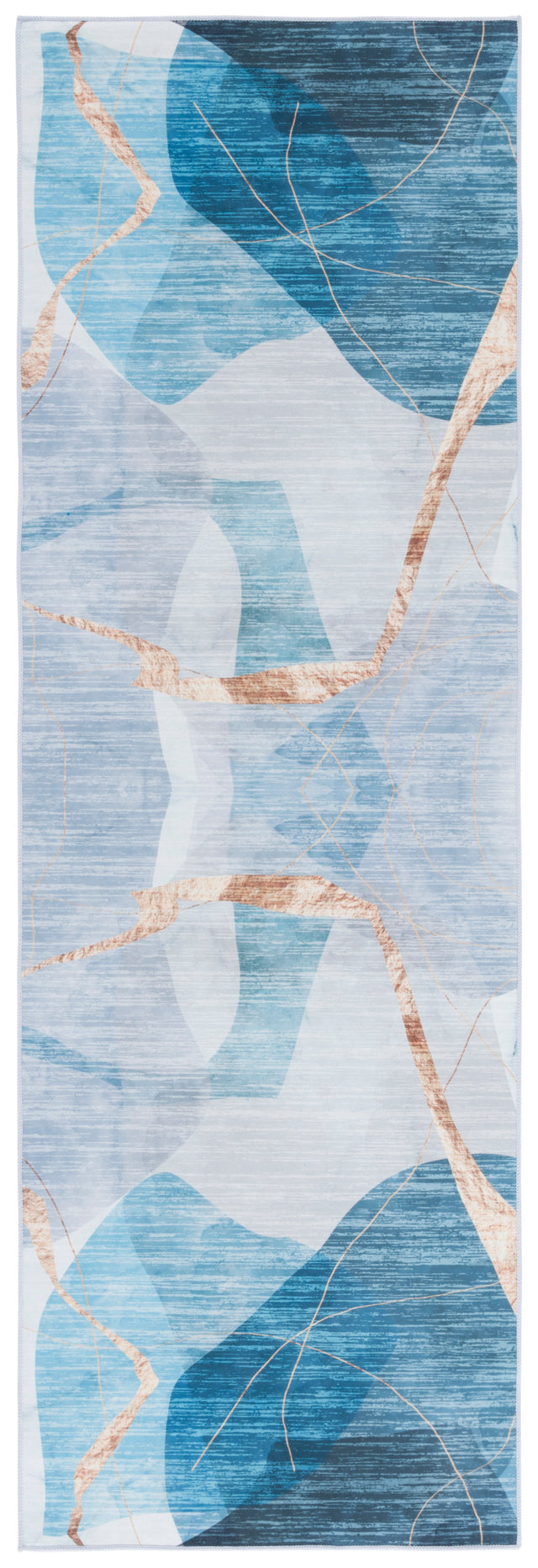 Safavieh Malibu Mbu836M Blue/Gold Rug.