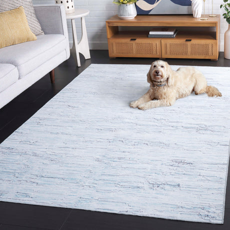 Safavieh Malibu Mbu914F Grey/Turquoise Rug.