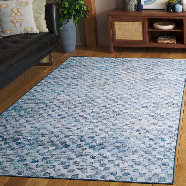 Safavieh Malibu Mbu917F Grey/Aqua Rug.