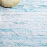 Safavieh Malibu Mbu919B Grey/Aqua Rug.