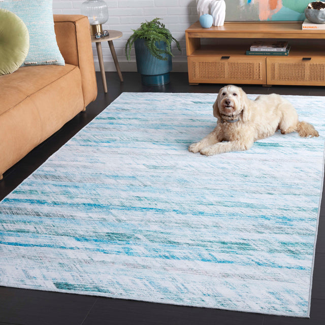 Safavieh Malibu Mbu919B Grey/Aqua Rug.