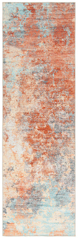 Safavieh Malibu Mbu943P Rust/Aqua Rug.