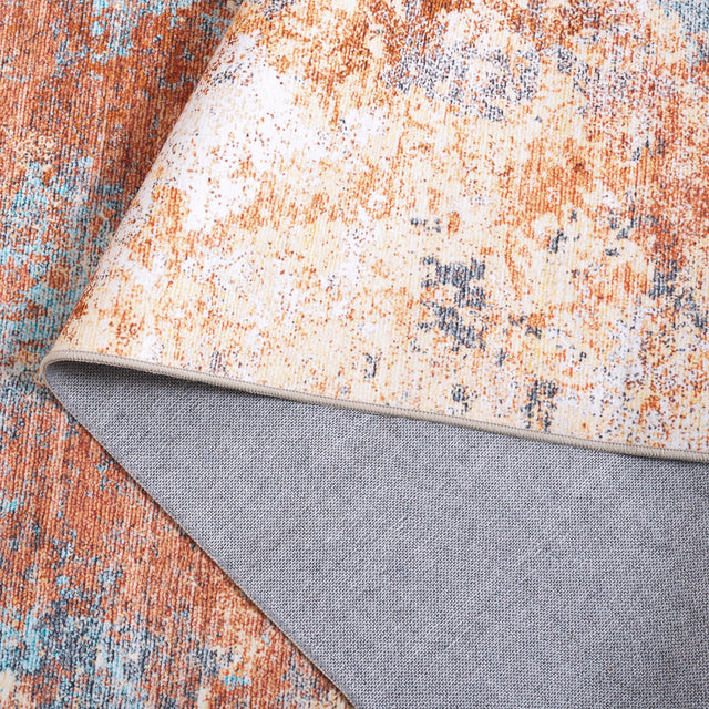 Safavieh Malibu Mbu943P Rust/Aqua Rug.