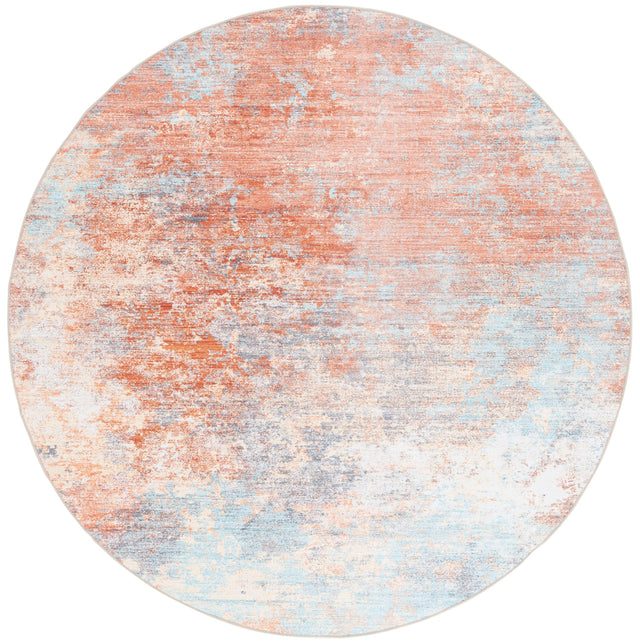 Safavieh Malibu Mbu943P Rust/Aqua Rug.