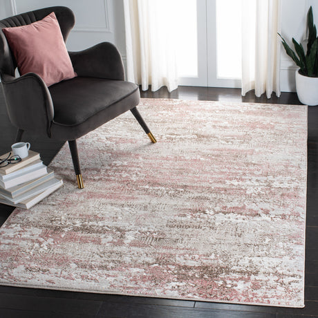 Safavieh Meadow Mdw585B Beige/Pink Rug.