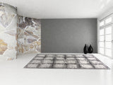 Dynamic Rugs Mehari 23095 Black / White Rugs - room scene