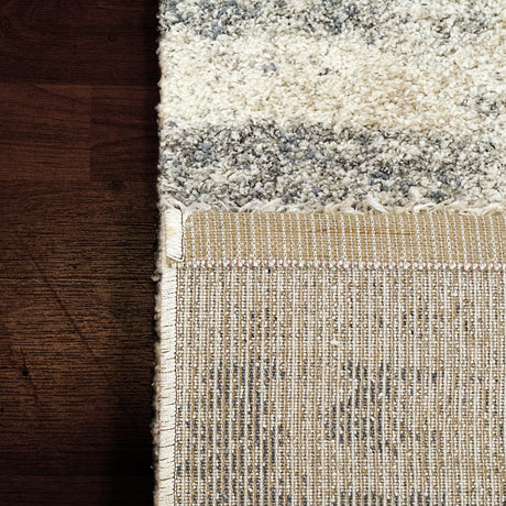 Dynamic Rugs Mehari 23259 Beige / Grey / Blue Rugs - corner detail