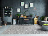Dynamic Rugs Mehari 23275 Power Loomed Contemporary Grey/Ivory Rug