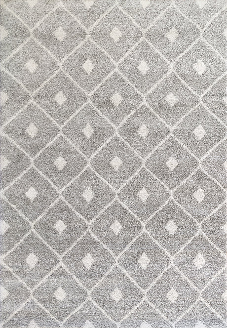 Dynamic Rugs Mehari 23275 Power Loomed Contemporary Grey/Ivory Rug