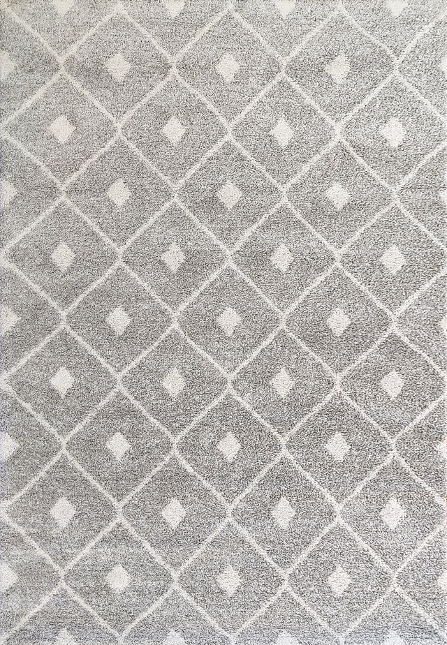 Dynamic Rugs Mehari 23275 Power Loomed Contemporary Grey/Ivory Rug