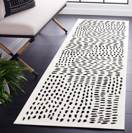 Safavieh Melody Mel132A Ivory/Black Rug.