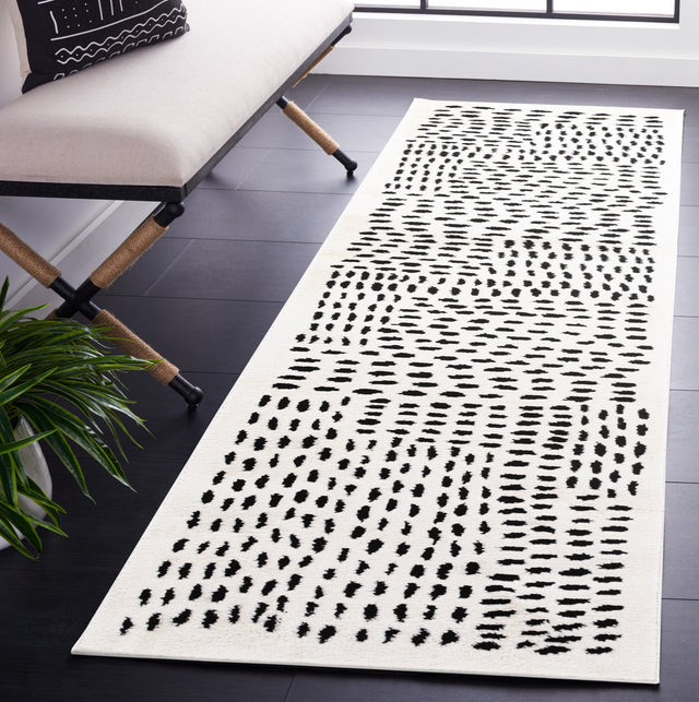 Safavieh Melody Mel132A Ivory/Black Rug.