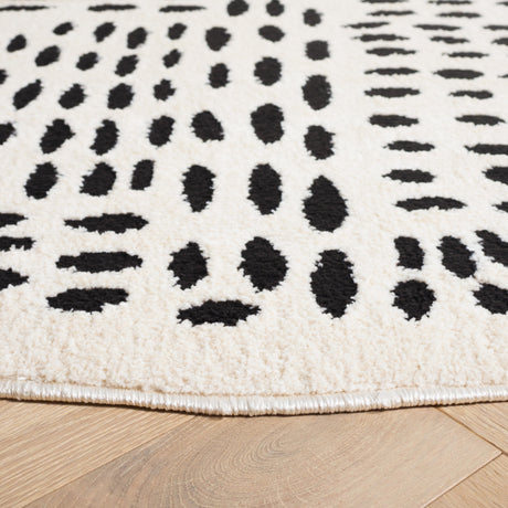 Safavieh Melody Mel132A Ivory/Black Rug.