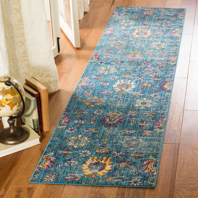 Safavieh Merlot Mer107M Blue/Multi Rug.