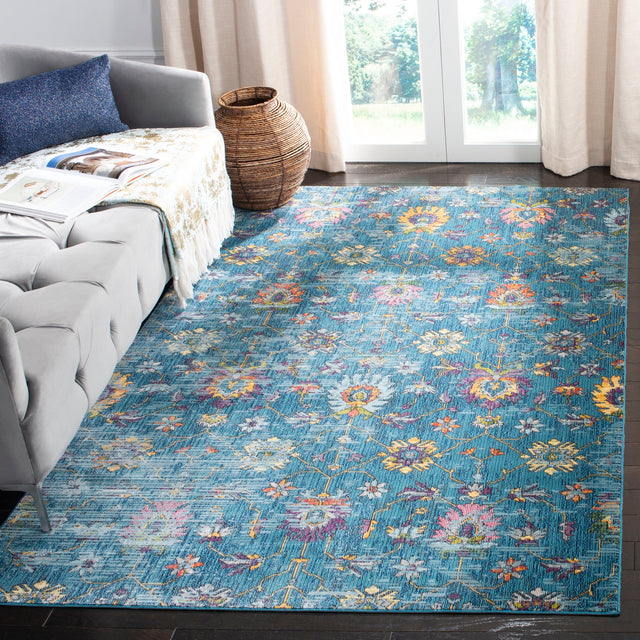 Safavieh Merlot Mer107M Blue/Multi Rug.