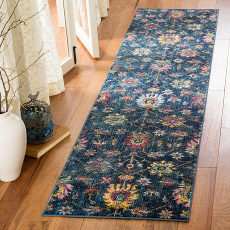 Safavieh Merlot Mer107N Navy/Multi Rug.