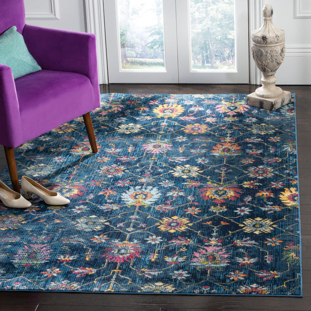 Safavieh Merlot Mer107N Navy/Multi Rug.