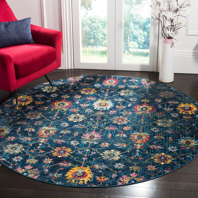 Safavieh Merlot Mer107N Navy/Multi Rug.